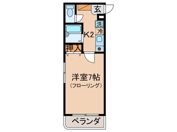 メゾンコプロスの物件間取画像